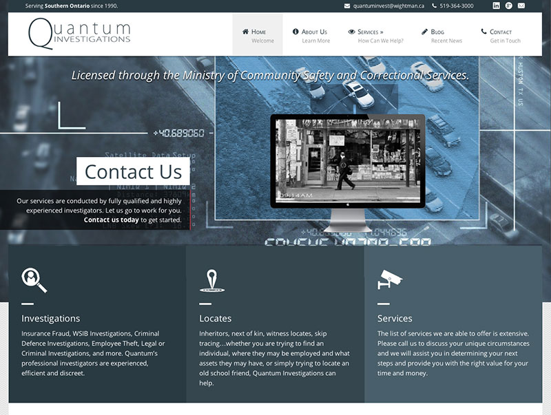 Quantum Investigations new website